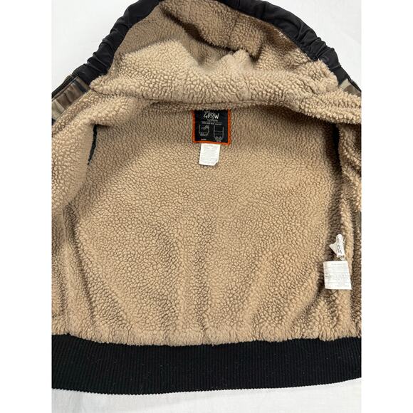 Walls Jacket Youth SMALL Navy Hooded Tough Wear Kidz Grow System Workwear Coat - Picture 10 of 15